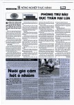 Các bài báo đăng trên báo Nông nghiệp Việt Nam của dự án hỗ trợ Nông nghiệp các bon thấp