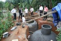 Report on the construction and installation of biogas plant in 2015 in Ben Tre province