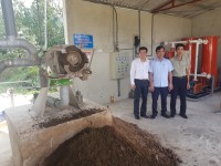 Nghiệm thu Mô hình quản lý toàn diện chất thải chăn nuôi thông qua ứng dụng công nghệ máy phát điện khí sinh học, máy tách phân tại tỉnh Hà Tĩnh
