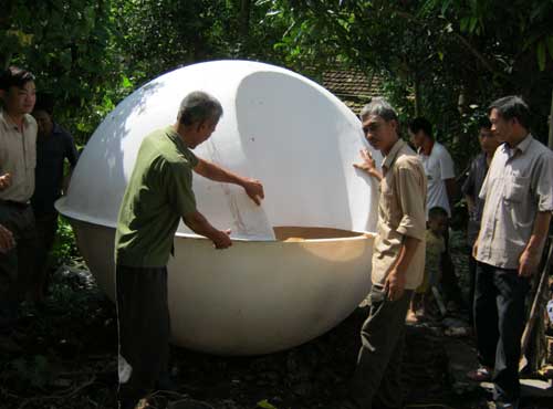  Lắp đặt hầm khí biogas cho hộ dân xã Ngọc Thiện (Tân Yên).
