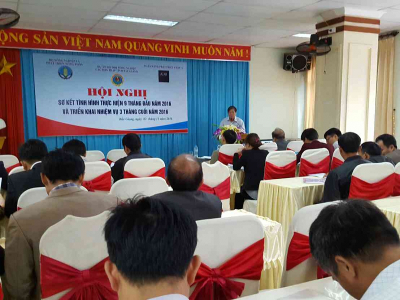 LCASP Bắc Giang: Hội nghị sơ kết 9 tháng đầu năm 2016 và triển khai nhiệm vụ 3 tháng cuối năm 2016